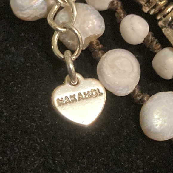 Nakamol natural stone necklace 33” plus extension chain - Picture 5 of 7